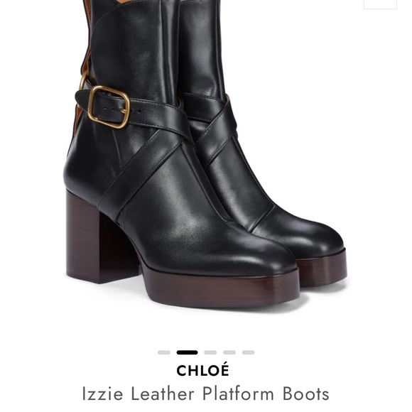 Chloe Shoes - Chloe Izzie Leather Platform Boots